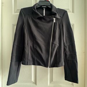 Express Women's Textured Black Blazer